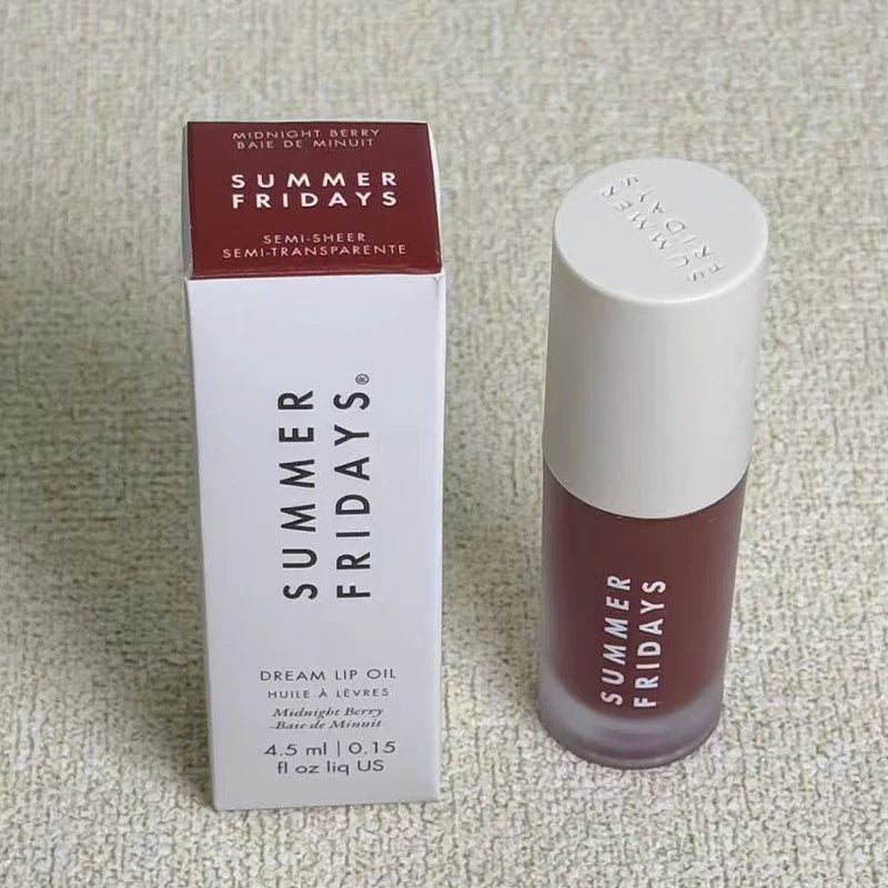 Summer Fridays Lip Balm Moisturizing Mirror Lip Gloss Lip Vanilla Pink Sugar Pink Guava Smell Lipstick Transparent Oil Makeup