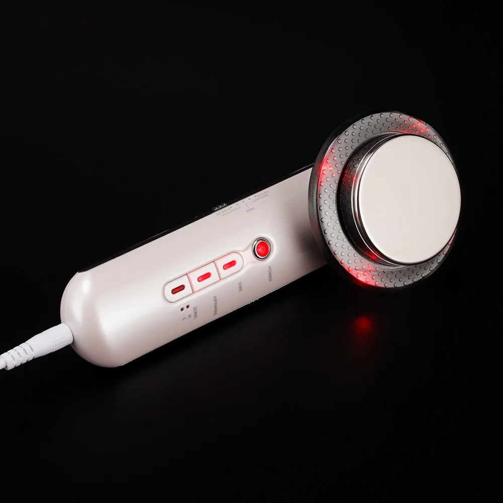 3 In 1 EMS Ultrasonic Cavitation Weight Lose Facial Lifting Body Slimming Massager Galvanic Infrared Lipo Fat Burner Machine