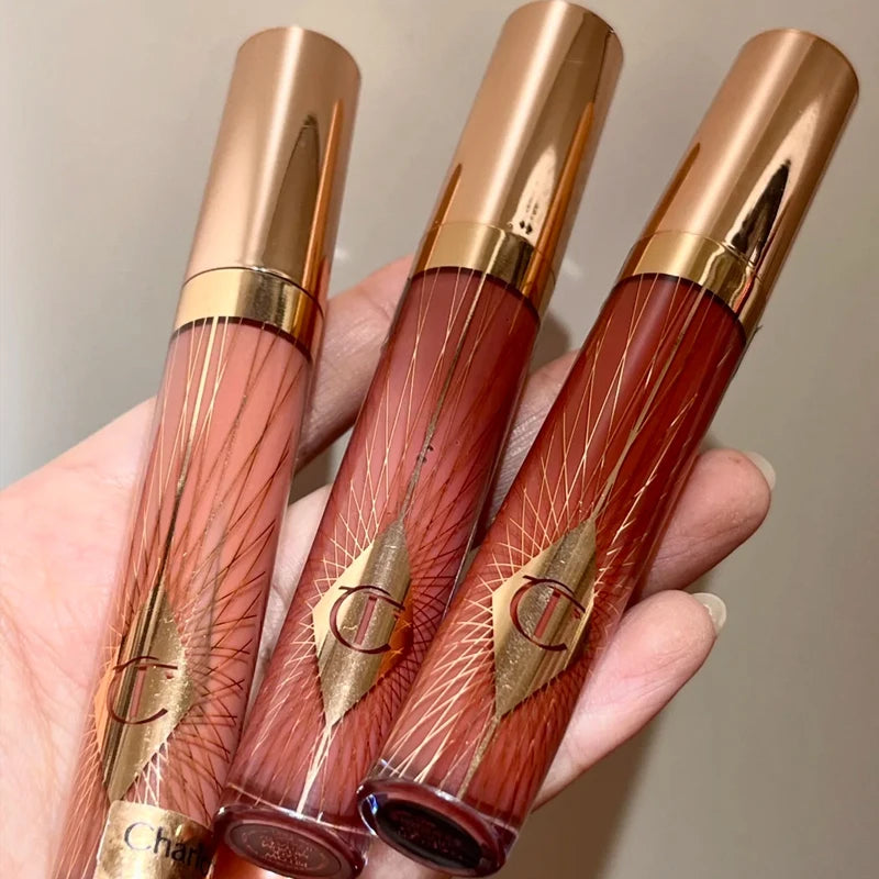 Charlotte Tilbury Silky Smooth Lipstick Solid Lip Gloss Does Not Stick To The Glass Water Glow Collagen Mirror glass Lip Gloss