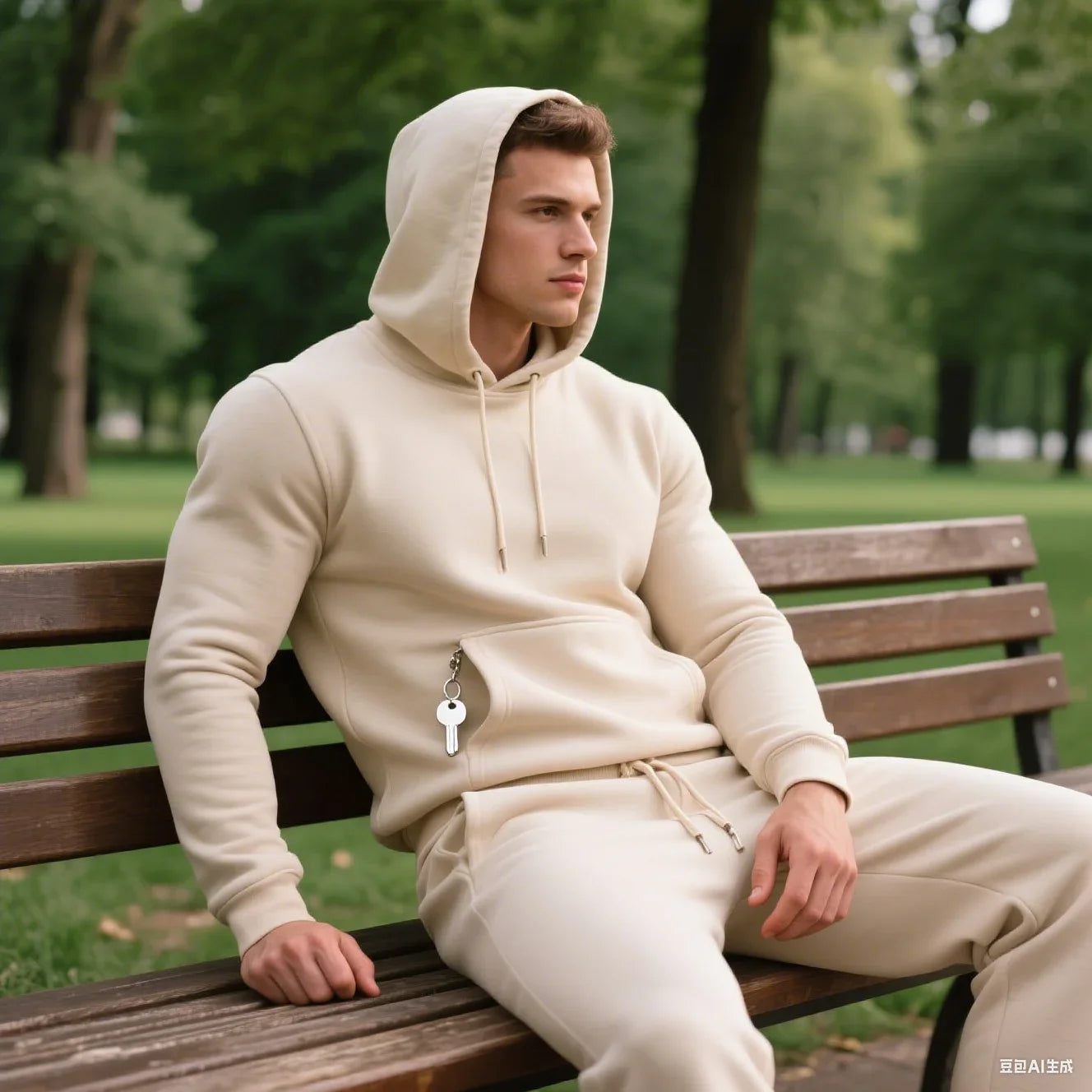 Men's Autumn and Winter New Solid Color Hoodie+pants Two-piece Set Fashionable Casual Sports Set Size S-3XLWomen's Tracksuit