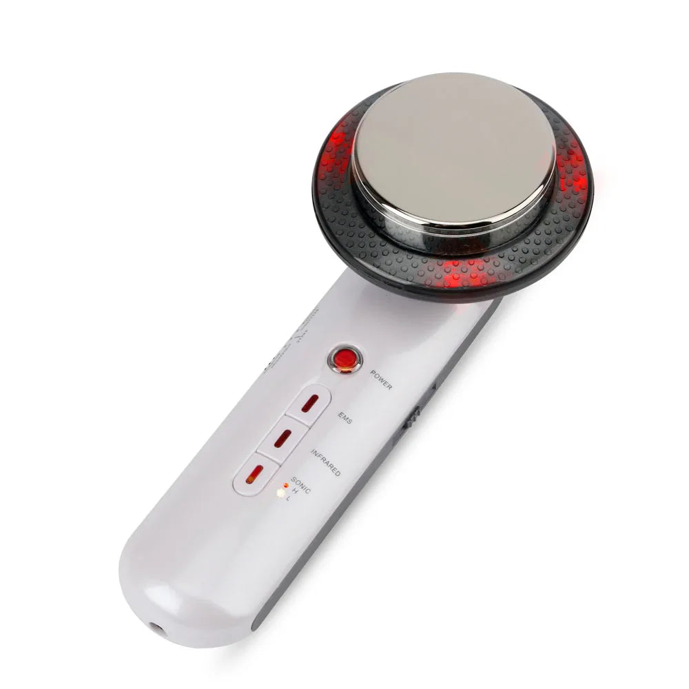 3 In 1 EMS Ultrasonic Cavitation Weight Lose Facial Lifting Body Slimming Massager Galvanic Infrared Lipo Fat Burner Machine