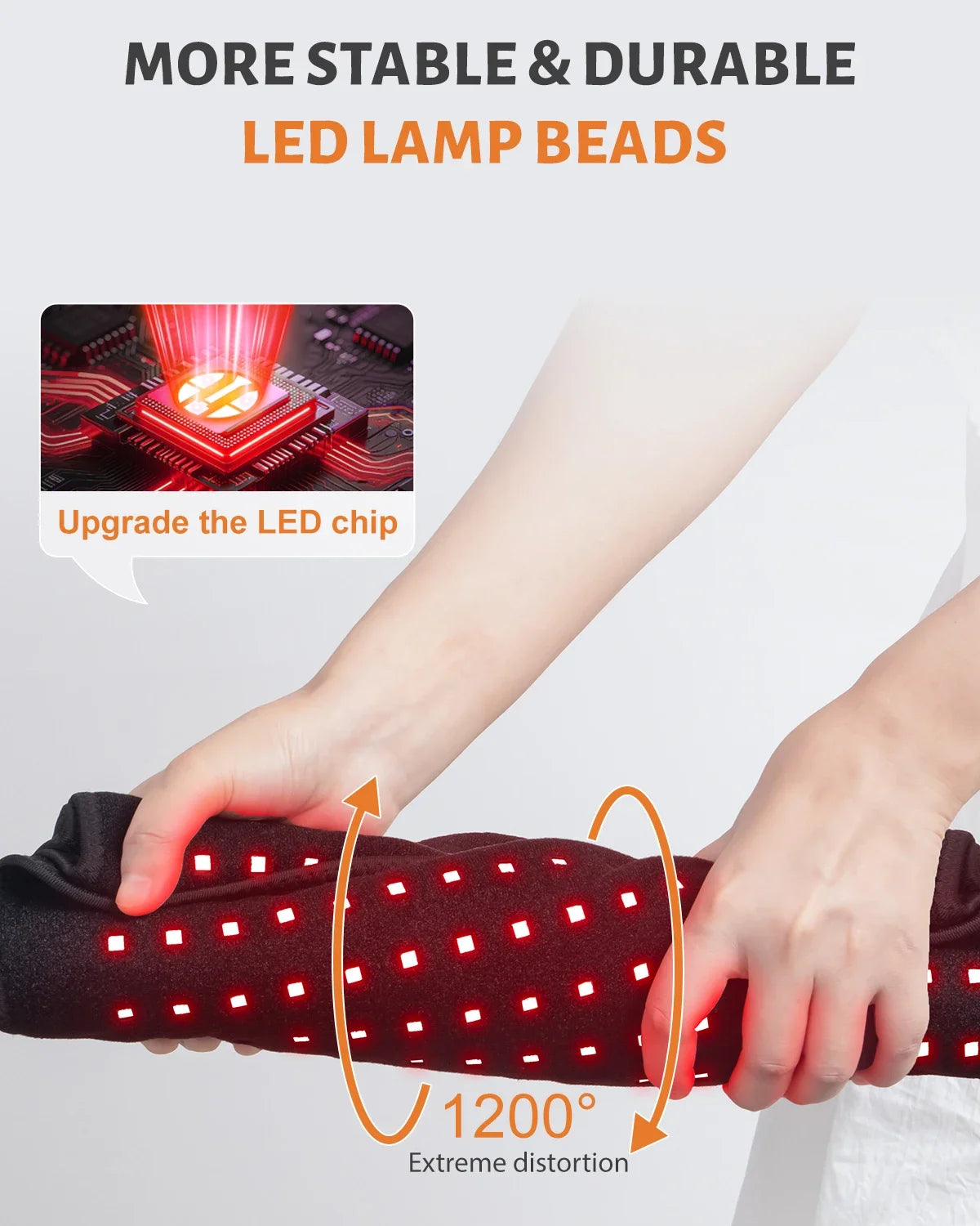 406pcs Leds Red Light Therapy Heating Larger Pad 660nm Waist Back Shoulder Muscle Pain YogaMat Relief Relax Infrared Light 850nm