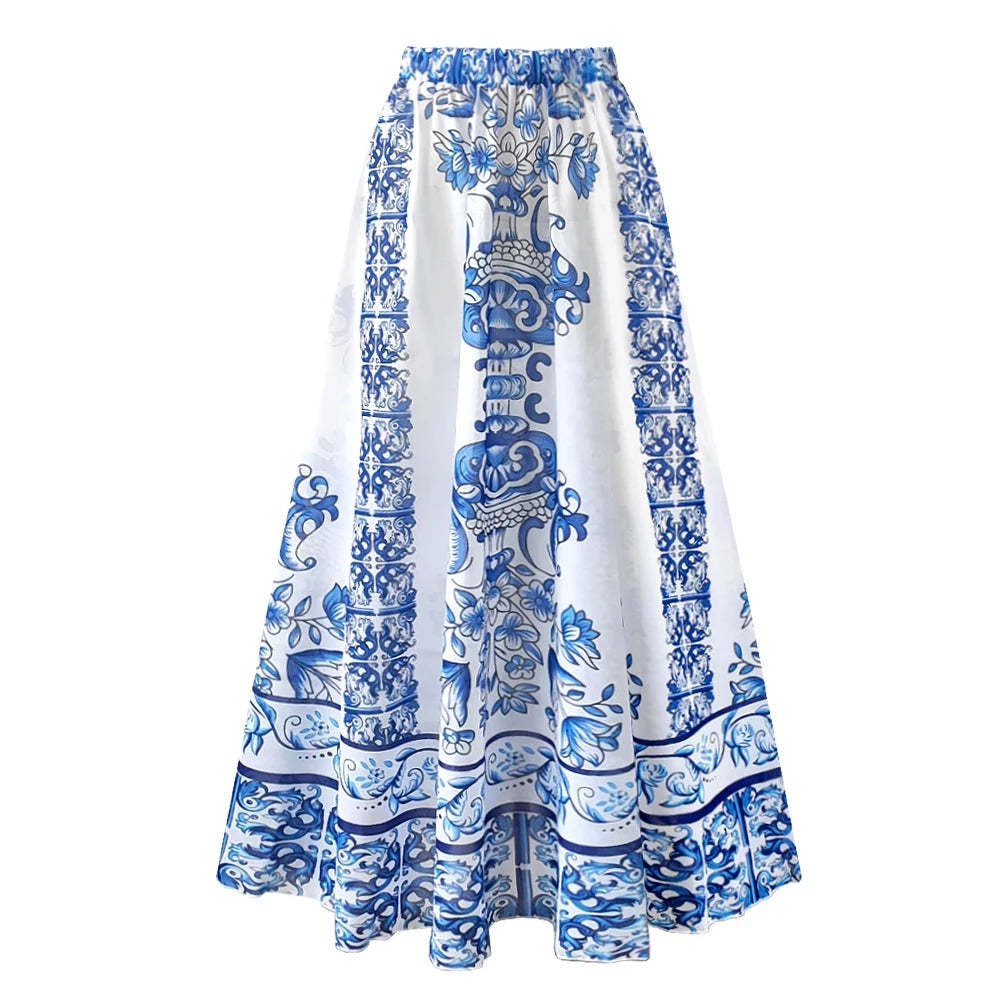 2024 New Sexy Ruffle Bikini Set Printed Brazilian Biquini Women Swimwear Skirt Bathing Suit Girls Summer Beachwear Dress