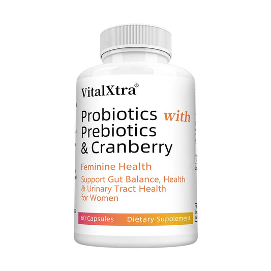 Women's Probiotics, with Cranberry and Prebiotics, Support Gut Health, Maintain Women's Health, and Cleanse The Urinary Tract