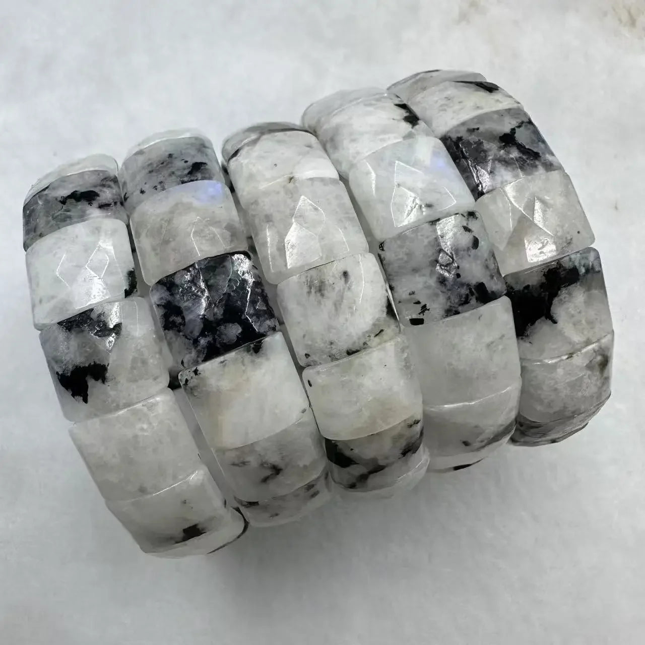 NEW Natural Indian Moonstone 13×15mm Stone Bracelet Gemstone Fashion Jewelry Christmas For Man For Woman Gift Wholesale