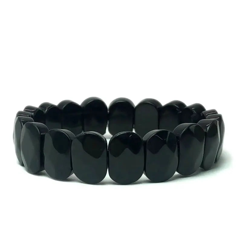 Multi-faceted beads 10x20mm bracelet Natural stone bracelet, agate, crystal quartz Simple bracelet Birthday Christmas Gifts