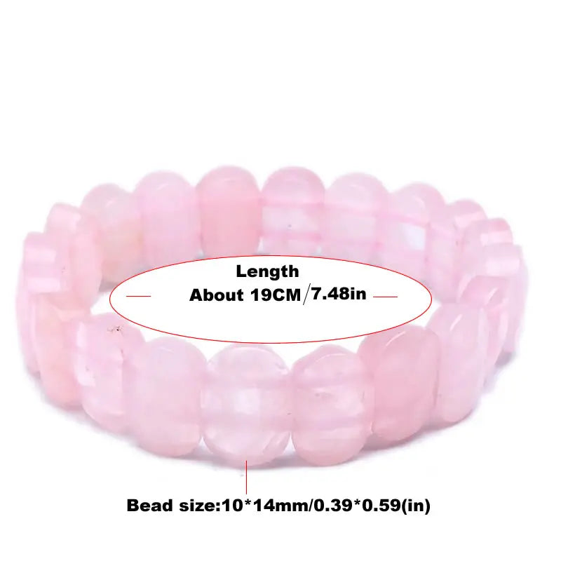 Multi-faceted beads 10x20mm bracelet Natural stone bracelet, agate, crystal quartz Simple bracelet Birthday Christmas Gifts