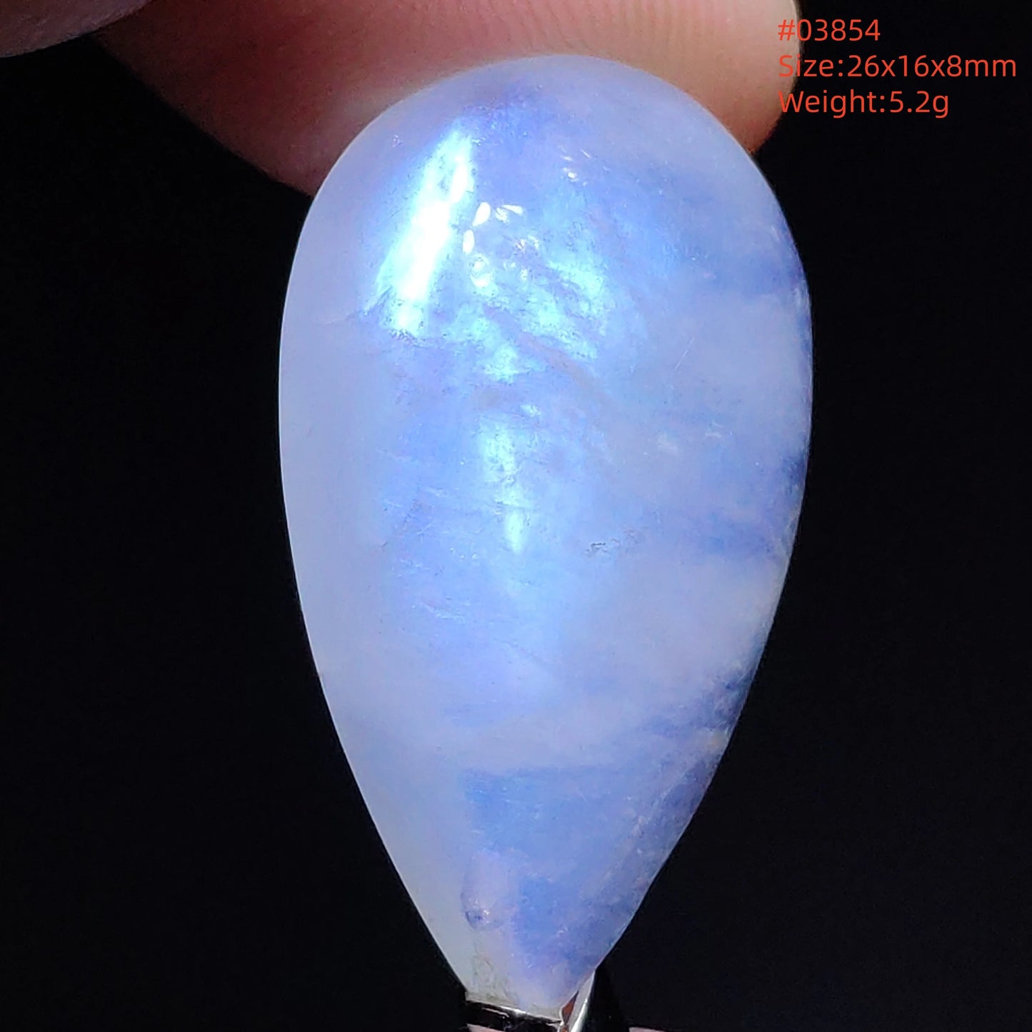 Natural Moonstone Blue Light Pendant Oval Beads Women Men Necklace 925 Silver Moonstone Pendant AAAAAA