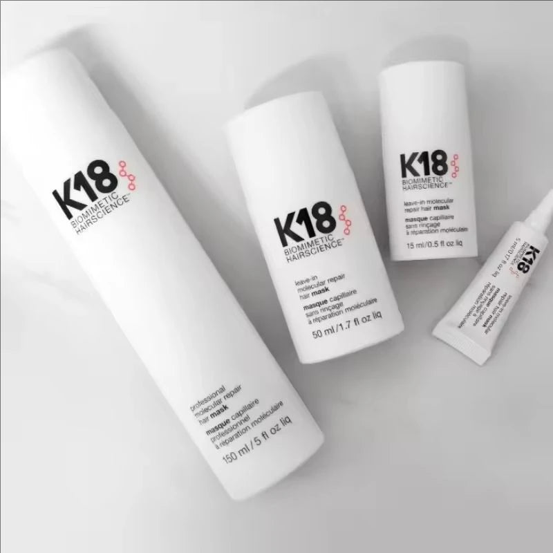 K18 150ml 50ml Leave-In Molecular Repair Hair Mask Deep Conditioning Keratin Treatment Soften Hair Smoothing Healthy Hair Care