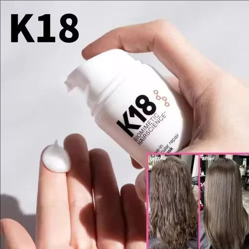 Original 50ml K18 Leave-In Molecular Repair Hair Mask Deep Conditioning Keratin Treatment Soft Hair Smoothing Healthy Hair Care
