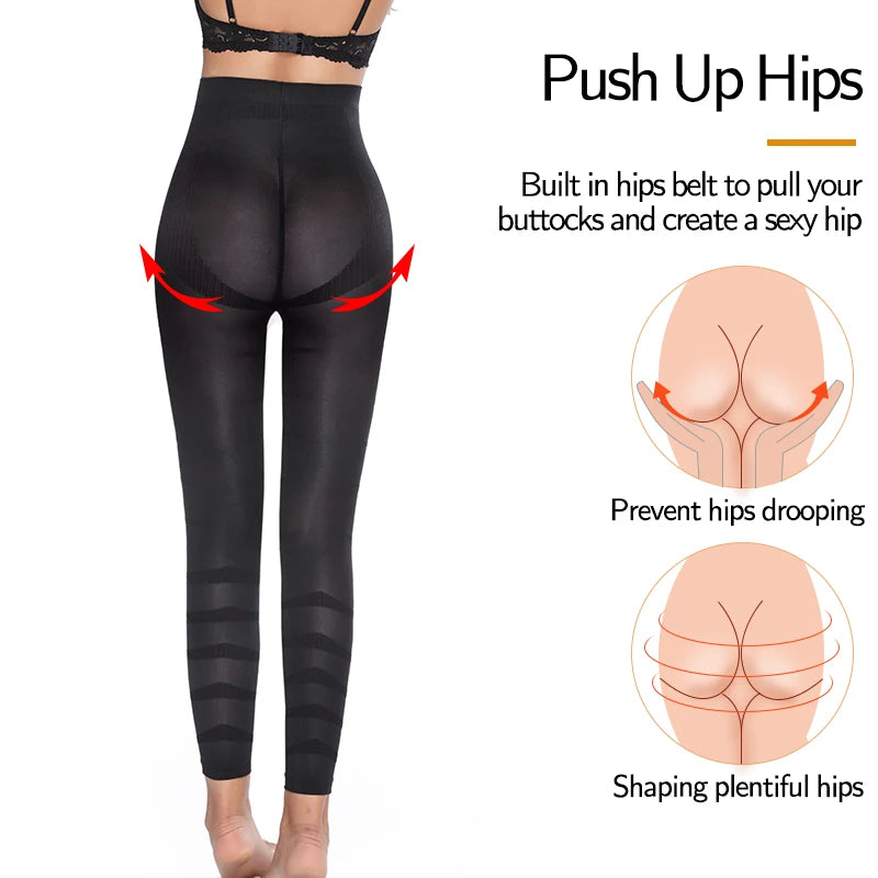 Women Legging High Waist New Leggins Tummy Control Panties Waist Trainer Slimming Pants Body Shaper Thigh Sculpting Slimmer