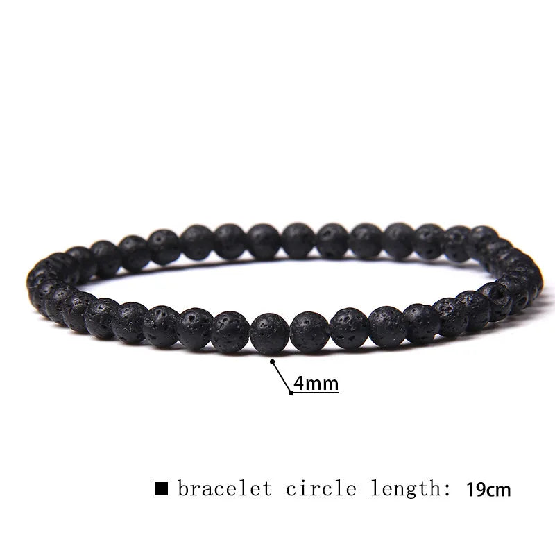 2024 New Stone Bracelet Natural Quartzs Cat Eye Jades Aquamarines Stone Bead Bracelet Stretch Bangle Jewelry Gift For Women Men