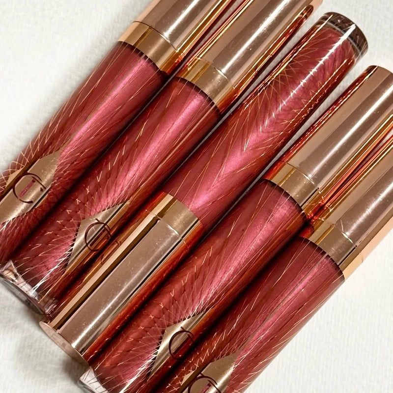 Charlotte Tilbury Silky Smooth Lipstick Solid Lip Gloss Does Not Stick To The Glass Water Glow Collagen Mirror glass Lip Gloss