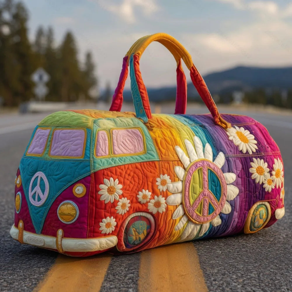 Adjustable Strap Quilted Duffle Bag 3D Quilting Craft Tote Bags Travel Duffel Bag Large Capacity Short-distance Handbag