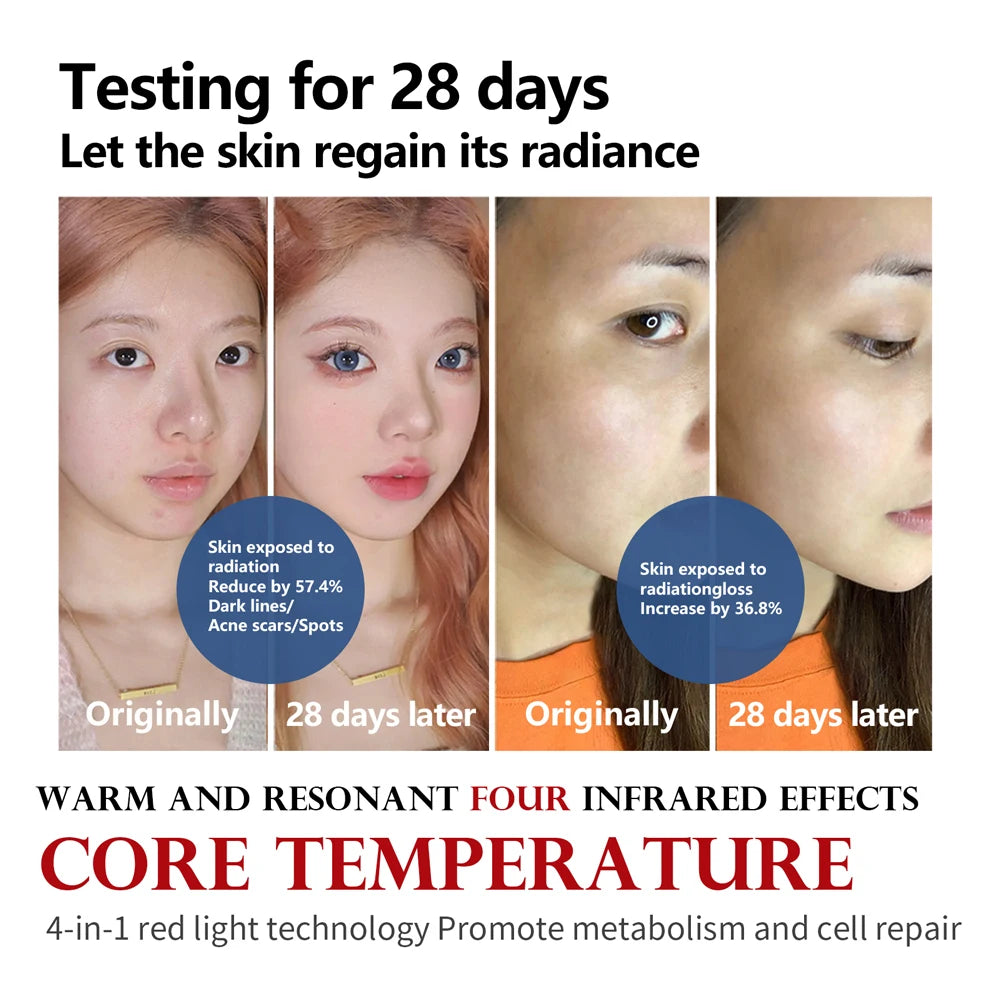 Hair Growth Device LED Face Mask LLLT 4 Colors 660nm 850nm Skin Rejuvenation&Whiten Anti Aging Prevent Hair Loss& Nourish Hair
