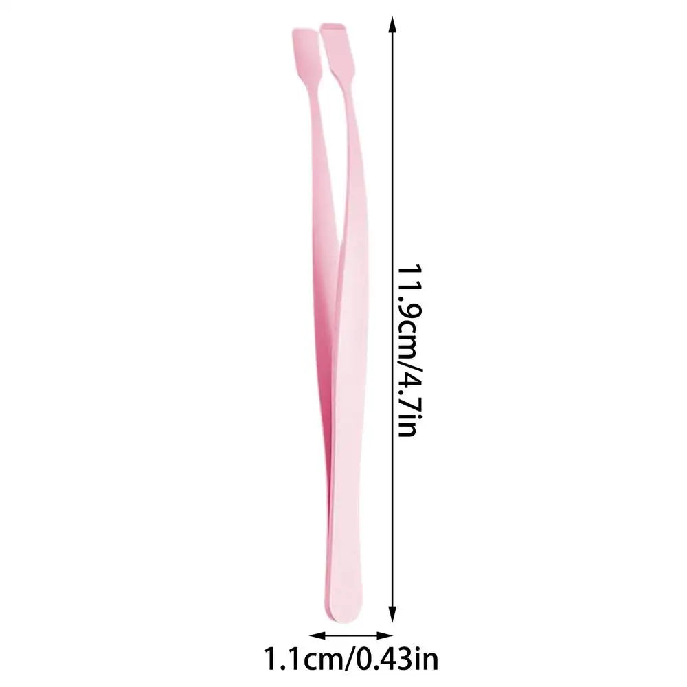 Precise Professional Makeup Tool Lash Applicator Tool Eyelash Cluster Non Slip  Applicator Tweezers for Travel Salon Separating