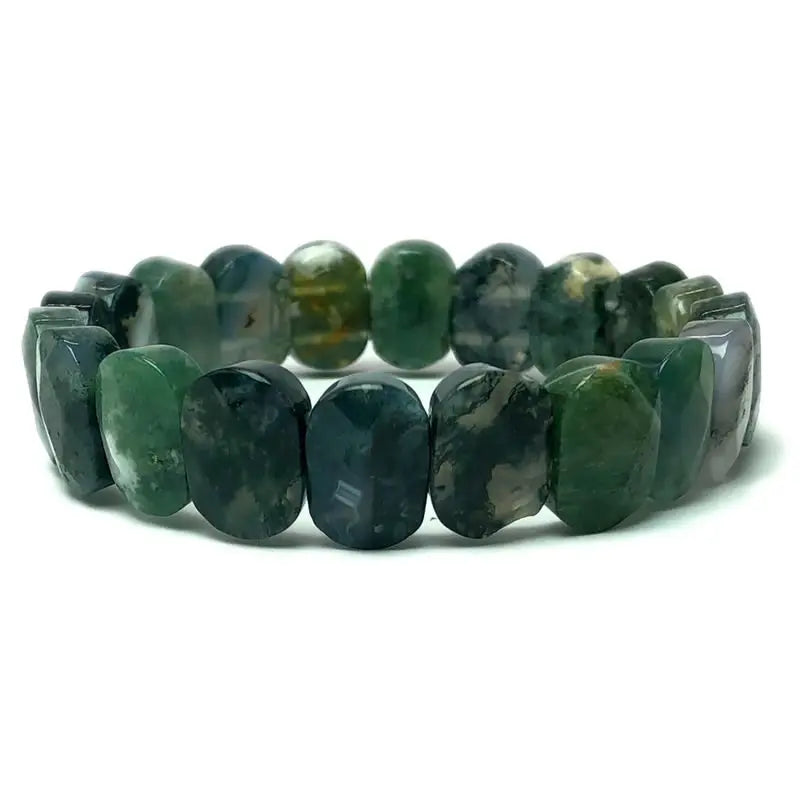 Multi-faceted beads 10x20mm bracelet Natural stone bracelet, agate, crystal quartz Simple bracelet Birthday Christmas Gifts