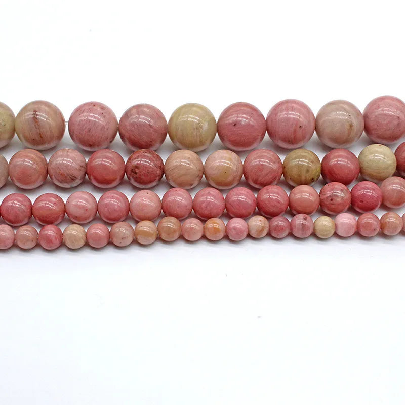 4 6 8 10 12mm Natural purple Stichtite Opal green Larimar stone Round Loose Beads For Jewelry Making DIY Bracelets Necklace 15''
