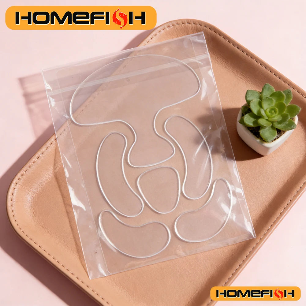 Silicone Face Anti Wrinkle Patches Forehead Wrinkle Patches Reusable Under Eye and Smile Line Patches Wrinkle Reduce for Women