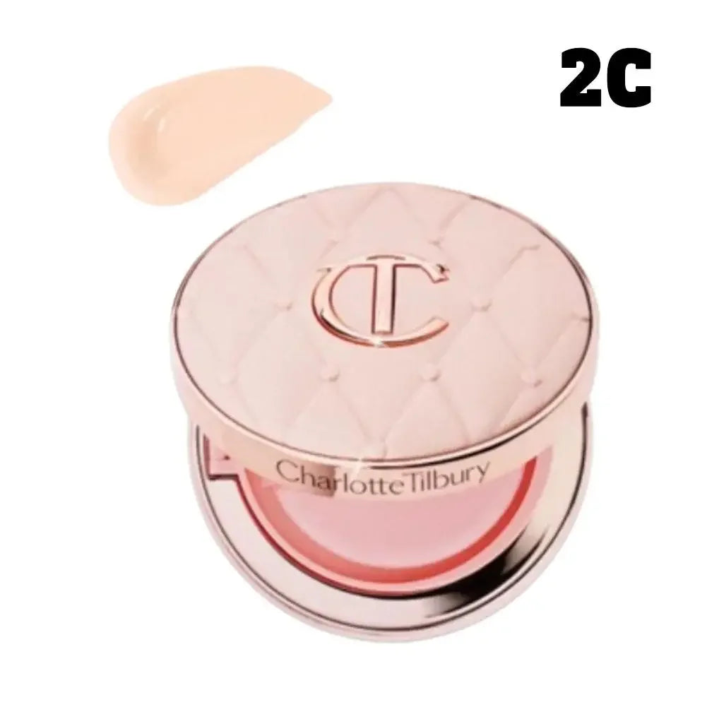 Charlotte Tilbury Shimmer Makeup Air Cushion Lightweight Moisture Oil Control Two Color Heart Shape Powder Blusher Unique Design