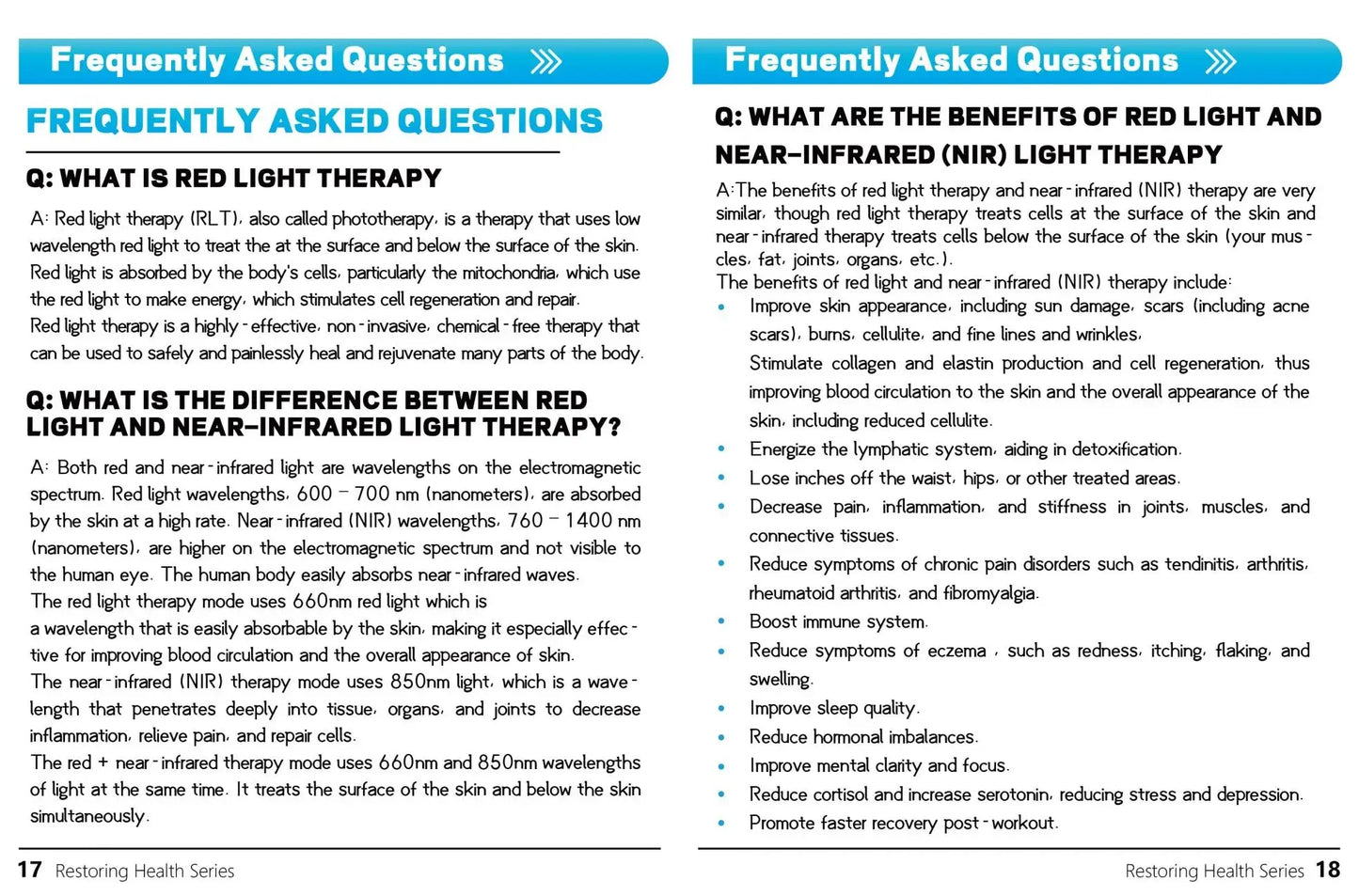 Astarexin Red Light Therapy Panel Device LED Facial Anti-inflammatory Skin Care Light 660nm850nm Lamp for Anti-Aging Pain Relief