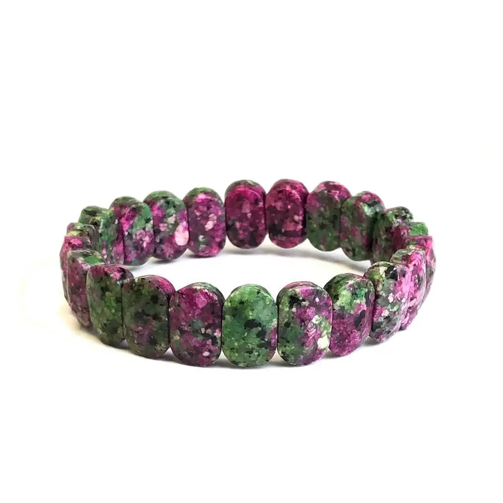 Multi-faceted beads 10x20mm bracelet Natural stone bracelet, agate, crystal quartz Simple bracelet Birthday Christmas Gifts