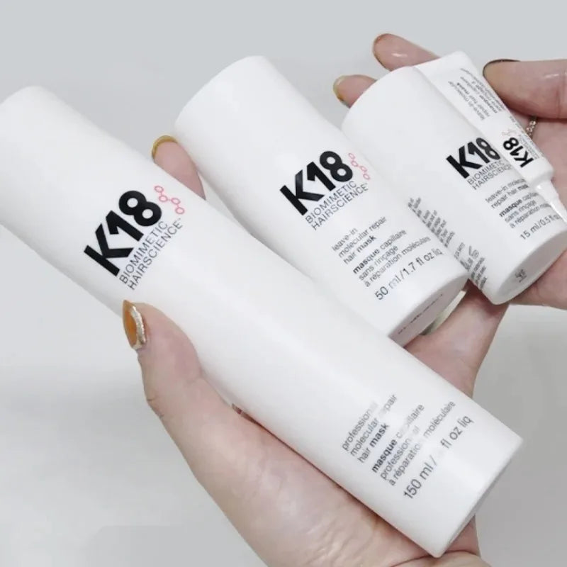 Original 50ml K18 Leave-In Molecular Repair Hair Mask Deep Conditioning Keratin Treatment Soft Hair Smoothing Healthy Hair Care