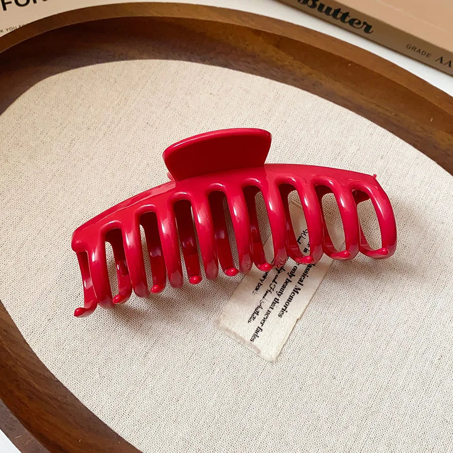2025 New Soft Silicone Hair Claw Clips for Women Non Fragile Bendable Shark Clip Anti Drop Hairpin Headgear Does Not Hurt Hair