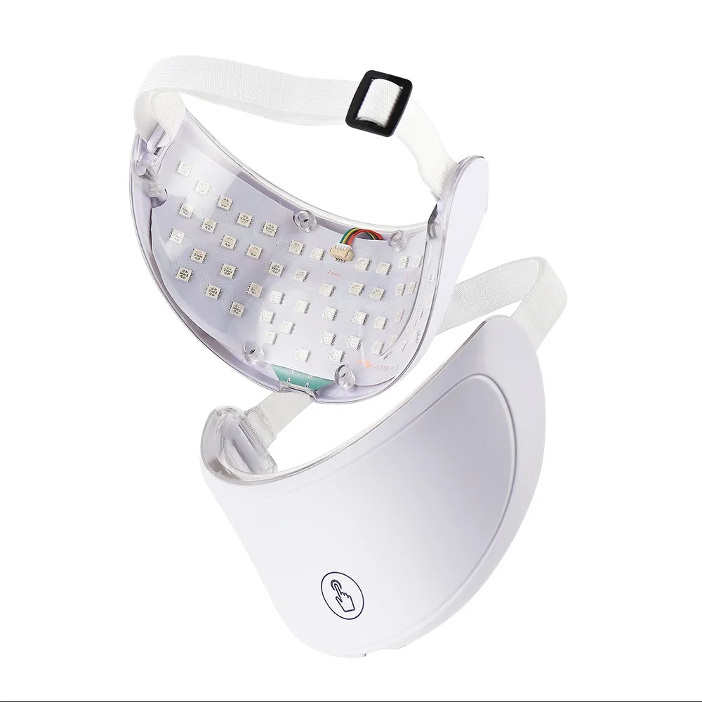 Neck LED Mask 7 Colors Photon Anti-Wrinkle Skin Brightening Neck Beauty Mask Skin Tightening Neck Wrinkle Remover Skin Care