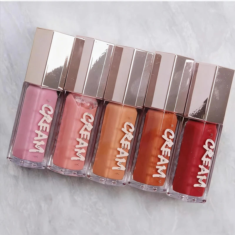 Fenty Beauty MAUVE WIVE Lip Gloss Waterproof Liquid Lipstick Nude Pink Lips Tint Makeup Lip Glaze Cosmetics Red Lip Stain