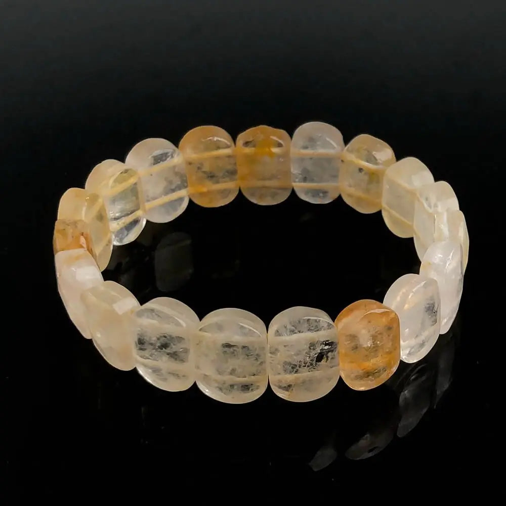 Multi-faceted beads 10x20mm bracelet Natural stone bracelet, agate, crystal quartz Simple bracelet Birthday Christmas Gifts