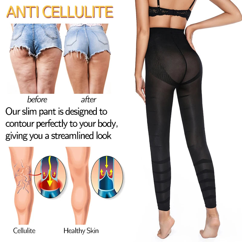 Women Legging High Waist New Leggins Tummy Control Panties Waist Trainer Slimming Pants Body Shaper Thigh Sculpting Slimmer
