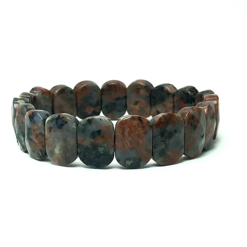 Multi-faceted beads 10x20mm bracelet Natural stone bracelet, agate, crystal quartz Simple bracelet Birthday Christmas Gifts