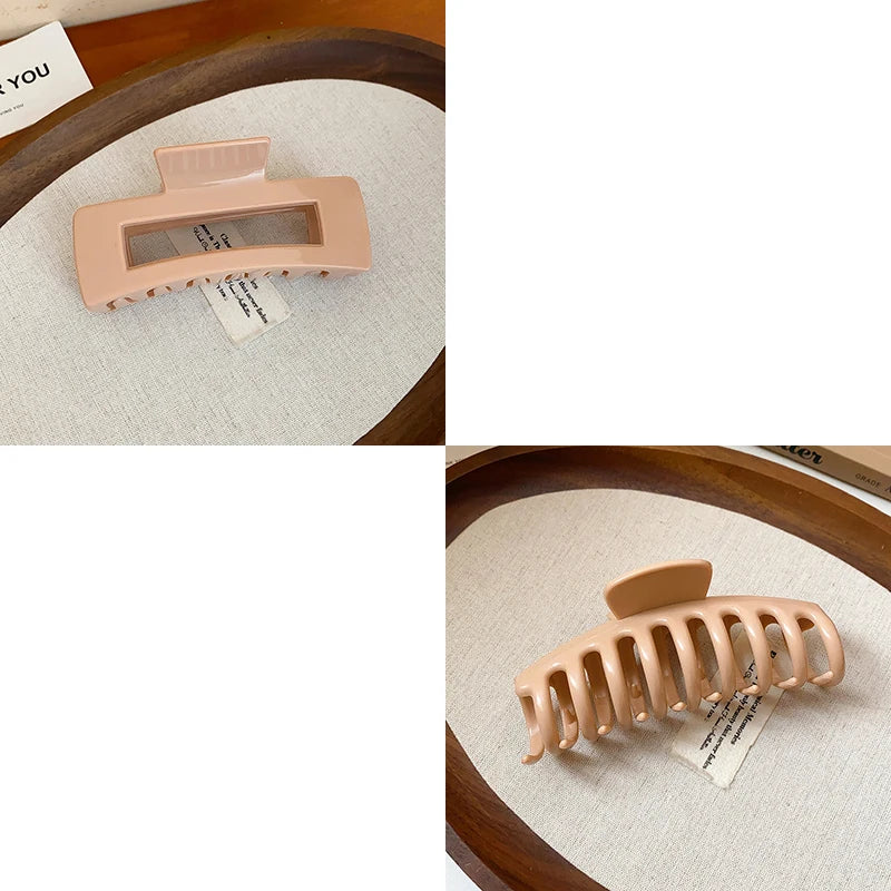 2025 New Soft Silicone Hair Claw Clips for Women Non Fragile Bendable Shark Clip Anti Drop Hairpin Headgear Does Not Hurt Hair