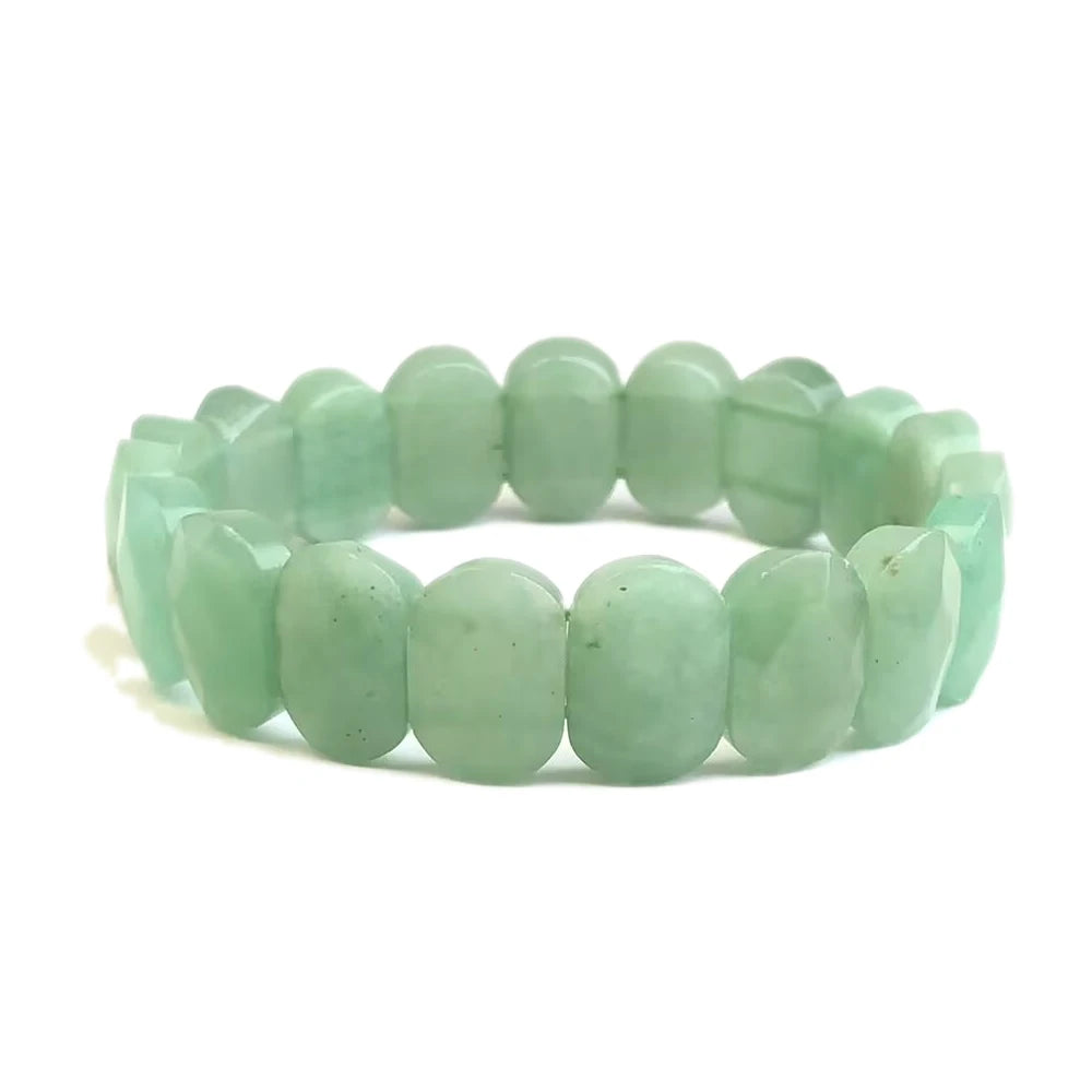 Multi-faceted beads 10x20mm bracelet Natural stone bracelet, agate, crystal quartz Simple bracelet Birthday Christmas Gifts