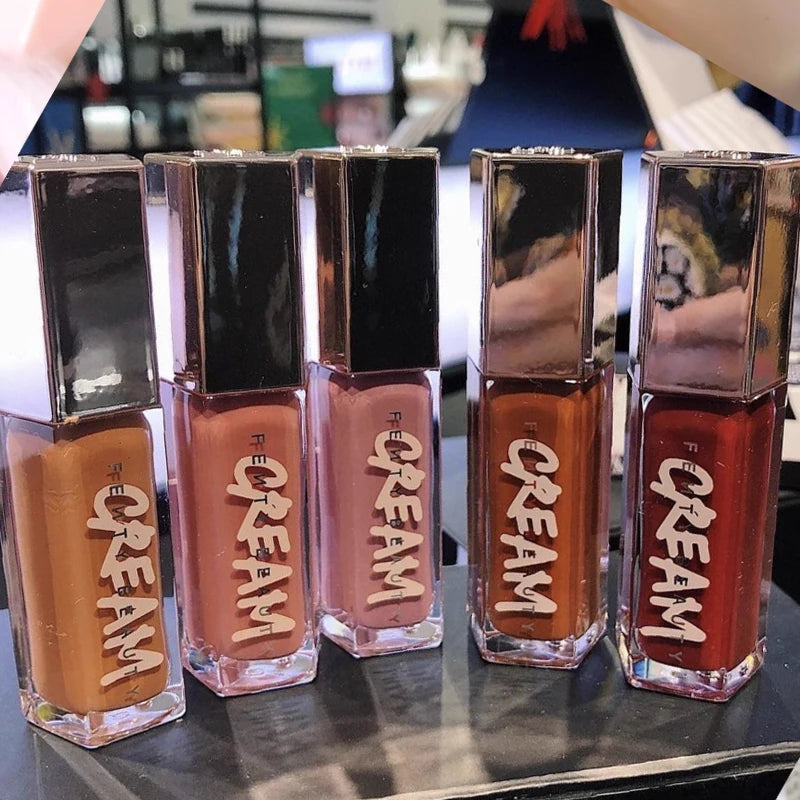 Fenty Beauty MAUVE WIVE Lip Gloss Waterproof Liquid Lipstick Nude Pink Lips Tint Makeup Lip Glaze Cosmetics Red Lip Stain