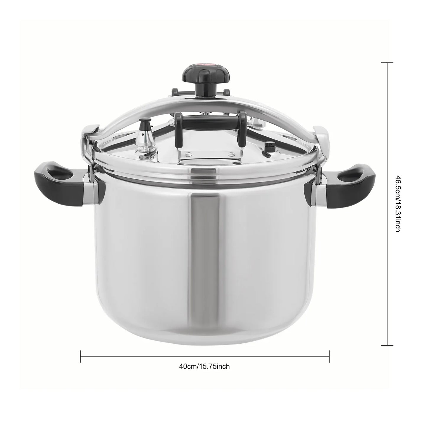40L Stainless Steel Pressure Cooker 60Kpa, Explosion-proof Pressure Stewing Pot with Safety Valve for Restaurant Kitchen Use ﻿ ﻿