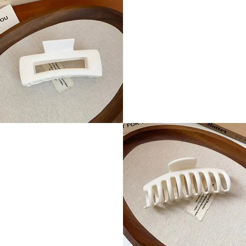 2025 New Soft Silicone Hair Claw Clips for Women Non Fragile Bendable Shark Clip Anti Drop Hairpin Headgear Does Not Hurt Hair