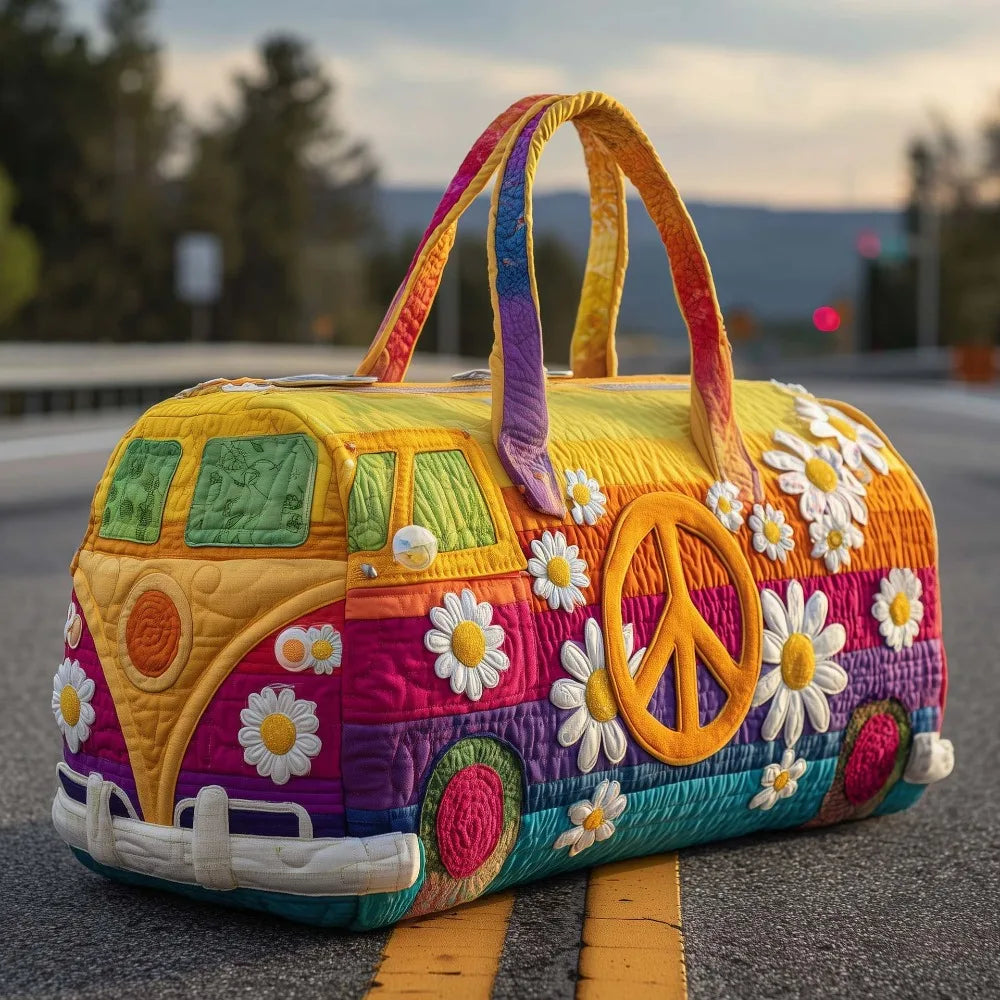 Adjustable Strap Quilted Duffle Bag 3D Quilting Craft Tote Bags Travel Duffel Bag Large Capacity Short-distance Handbag