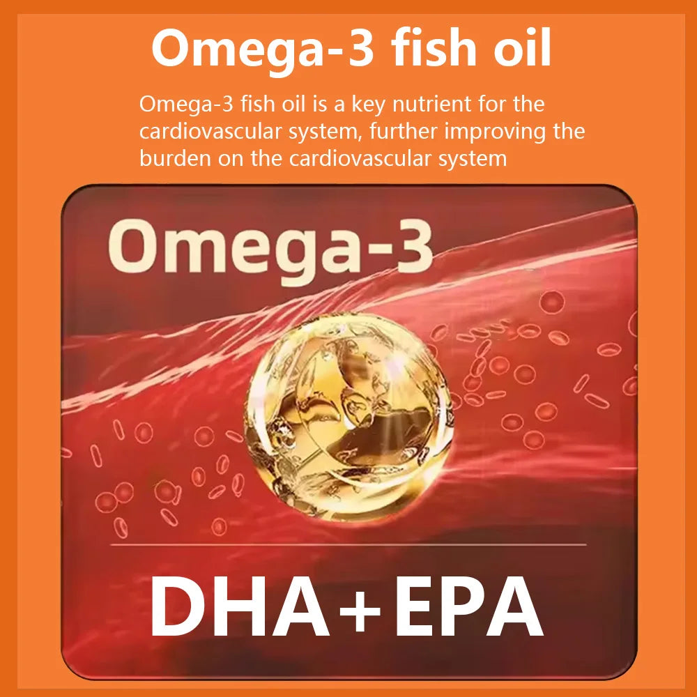 Omega-3 180 EPA / 120 DHA, Molecularly Distilled, Cardiovascular Support, 120 Softgels