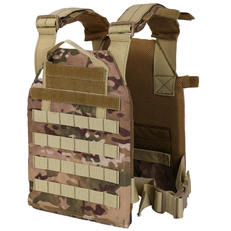 Tactical Molle Vest Breathable Combat Training Vest Outdoor Hunting Air Soft Vests Sports Equipment Weight Bearing Vests
