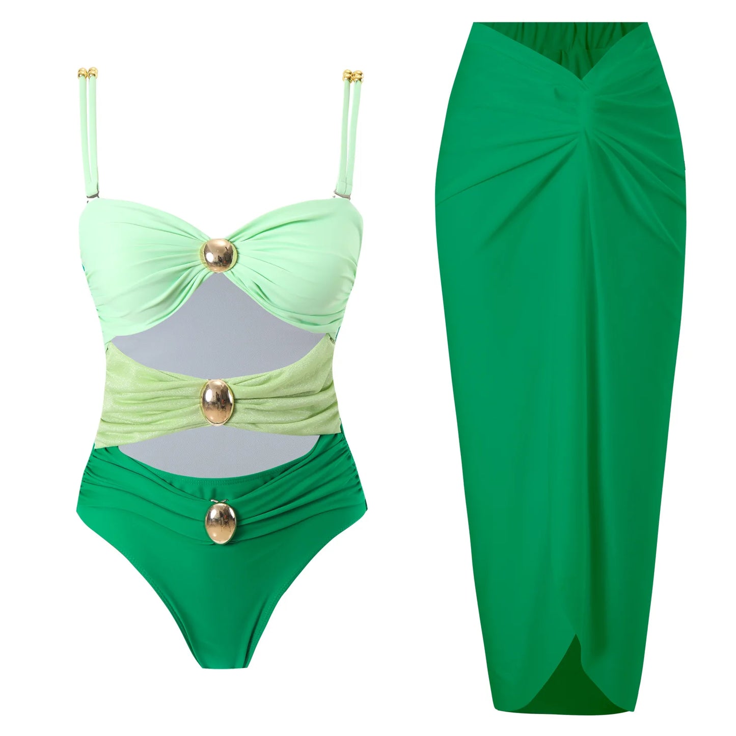 High Waist Push Up Bikini Set 2025 3D Flower Swimsuit Dress Women Print 3 Pieces Swimwear Ruffle Beach Bathing Suit Skirt Femme