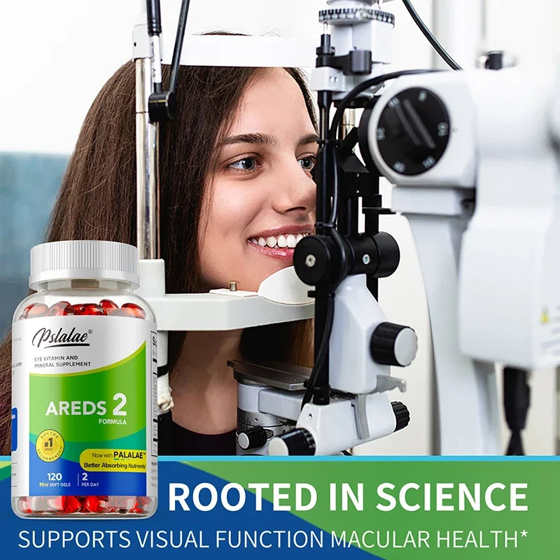 AREDS 2 Eyes Capsules - Contains Lutein and Zeaxanthin To Support Eye Health, Relieve Eye Fatigue and Improve Vision