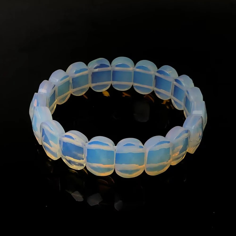 Multi-faceted beads 10x20mm bracelet Natural stone bracelet, agate, crystal quartz Simple bracelet Birthday Christmas Gifts