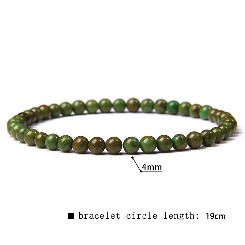 2024 New Stone Bracelet Natural Quartzs Cat Eye Jades Aquamarines Stone Bead Bracelet Stretch Bangle Jewelry Gift For Women Men