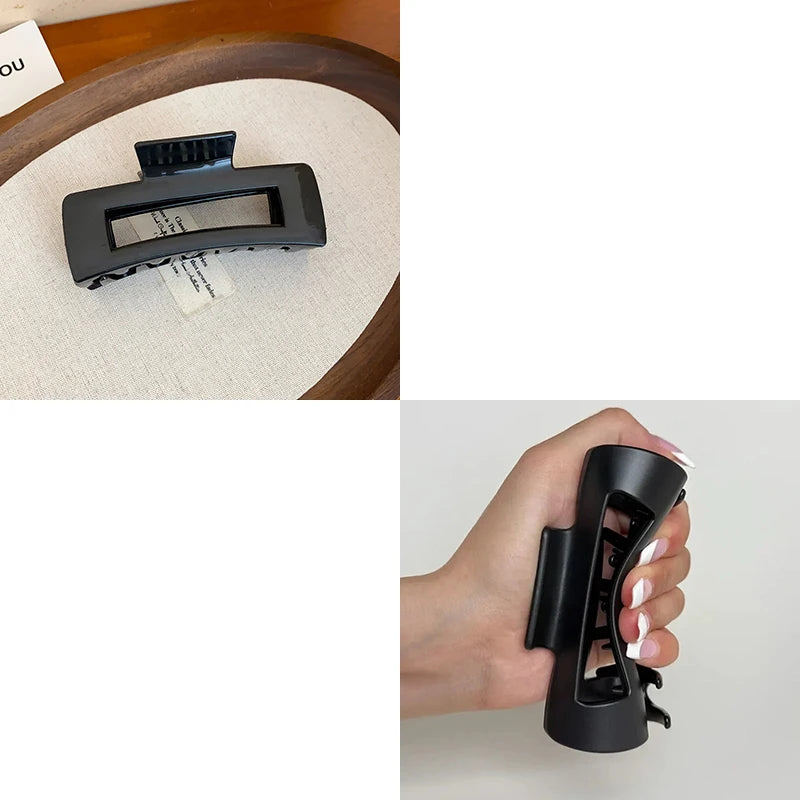 2025 New Soft Silicone Hair Claw Clips for Women Non Fragile Bendable Shark Clip Anti Drop Hairpin Headgear Does Not Hurt Hair