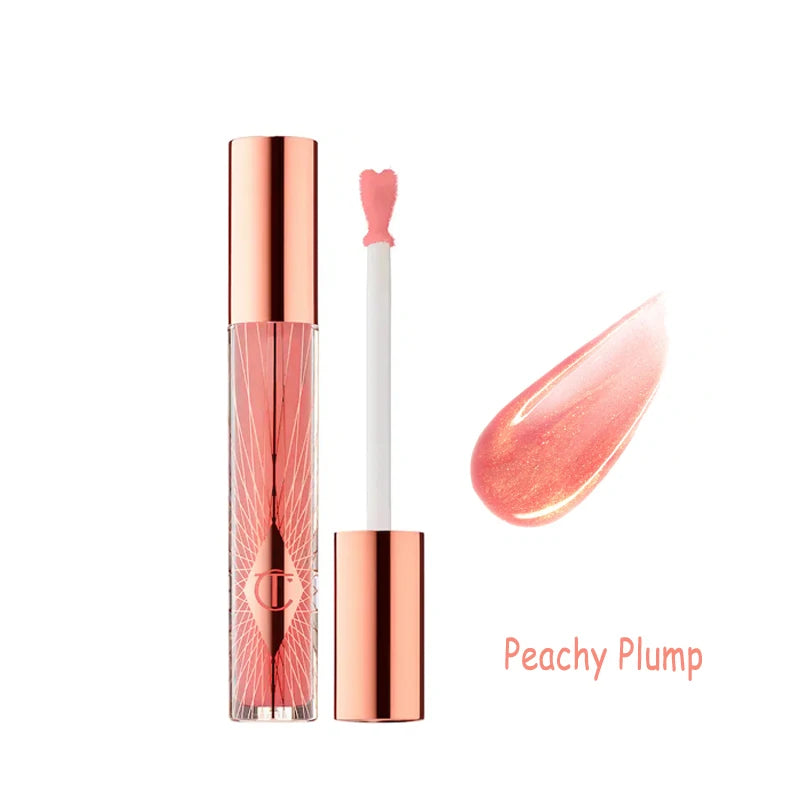 Charlotte Tilbury Silky Smooth Lipstick Solid Lip Gloss Does Not Stick To The Glass Water Glow Collagen Mirror glass Lip Gloss