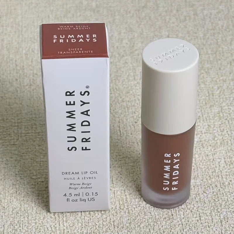 Summer Fridays Lip Balm Moisturizing Mirror Lip Gloss Lip Vanilla Pink Sugar Pink Guava Smell Lipstick Transparent Oil Makeup