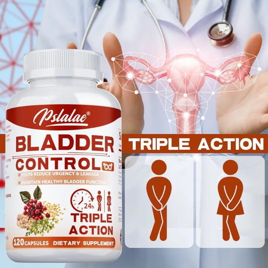 Bladder Control - Supports Urinary Tract Function and Bladder Health, To Cleanse and Protect The Kidneys & Bladder - 120pcs