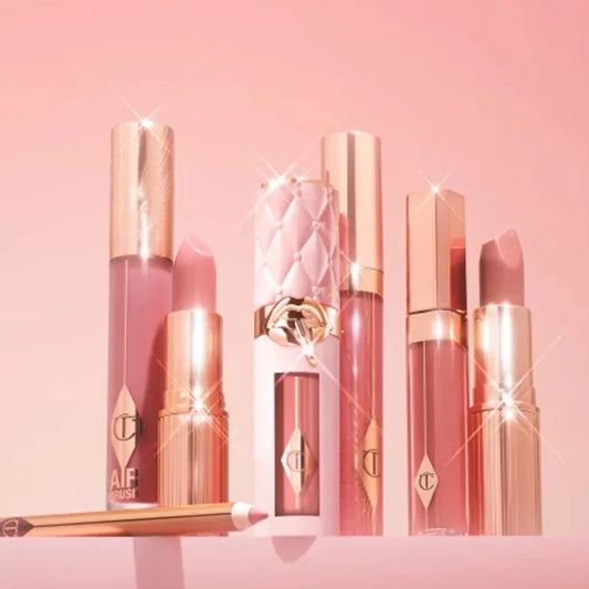 Charlotte Tilbury Silky Smooth Lipstick Solid Lip Gloss Does Not Stick To The Glass Water Glow Collagen Mirror glass Lip Gloss